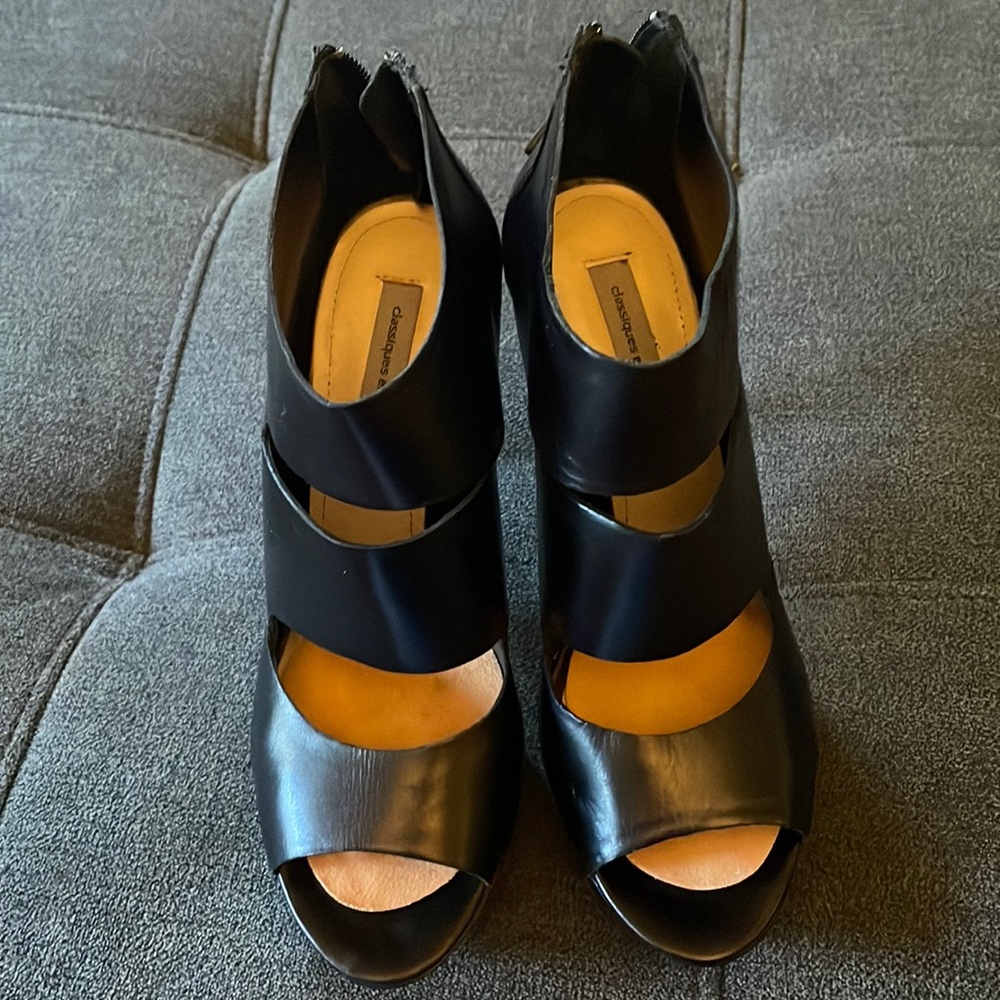 Cage Style Booties Sandals